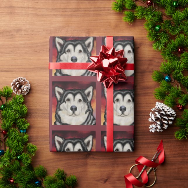 Alaskan Malamute     Wrapping Paper (Holiday Gift)