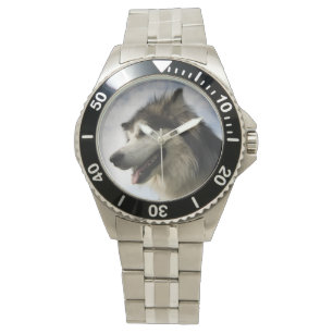 Alaskan Malamute wrist watch