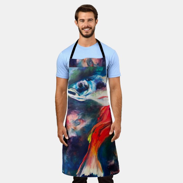 Alaskan Metamprphosis Print Apron (Worn)