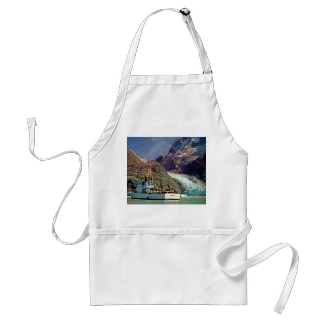Alaskan Mountain View with Boat Standard Apron (Front)