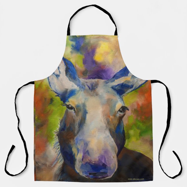 Alaskan Mr. Moosey Moose BBQ Apron (Front)