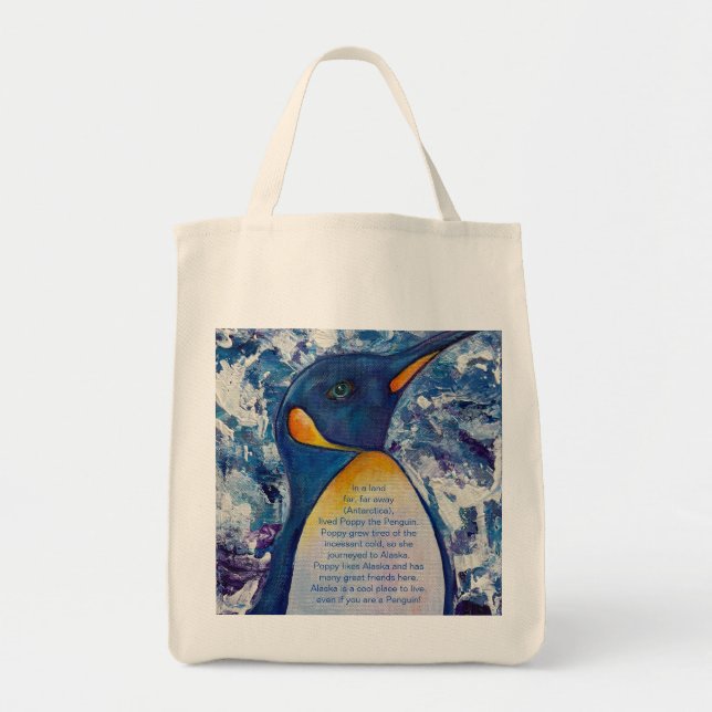 Alaskan Penguin grocery tote (Front)