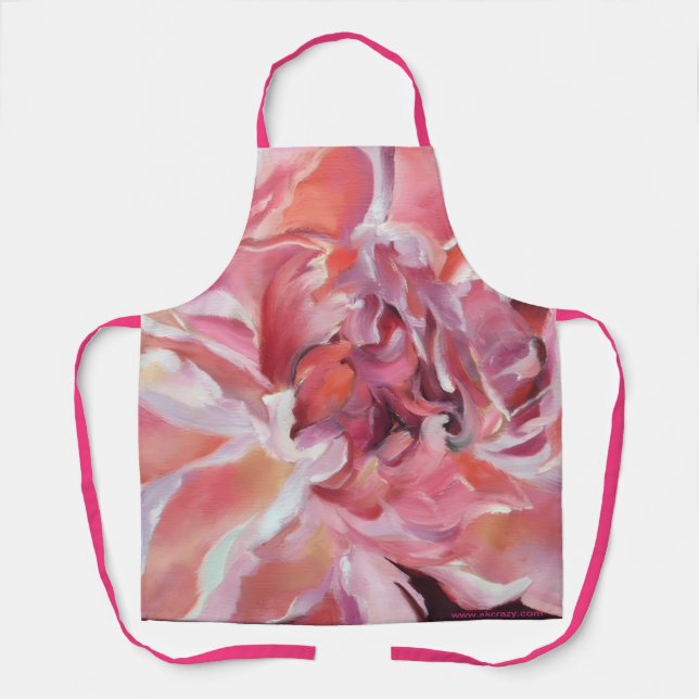 Alaskan Peonies  Apron (Front)