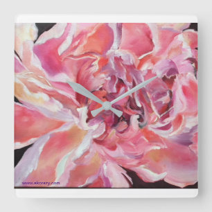 Alaskan Peonies Floral Clock
