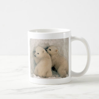 Alaskan Polar Bear Cubs Coffee Mug