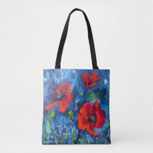 Alaskan Poppies Garden Tote Bag