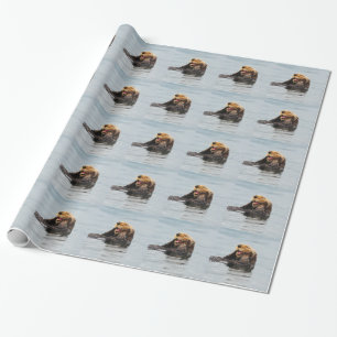 Alaskan Sea Otter Wrapping Paper