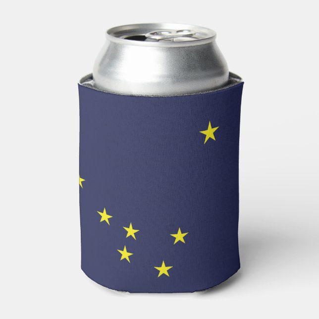 Alaskan State Flag Can Cooler (Can Front)