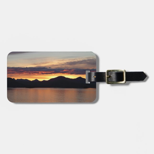 Alaskan Sunset I Beautiful Alaska Photography Luggage Tag (Front Horizontal)
