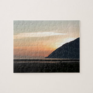 Alaskan Sunset over Turnagain Arm Jigsaw Puzzle