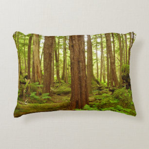 Alaskan Temperate Rainforest Decorative Cushion