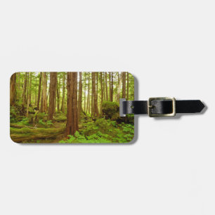 Alaskan Temperate Rainforest Luggage Tag