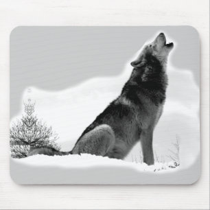 Alaskan Timber Wolf Mousepad