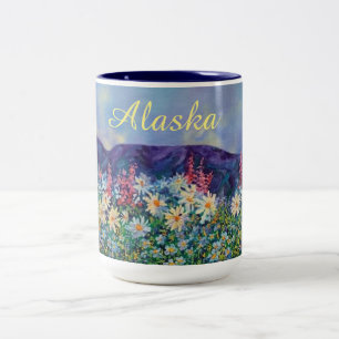 Alaskan Tisha's Garden Two-Tone Coffee Mug