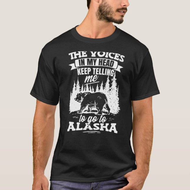 Alaskan Wilderness Alaska Vacation T-Shirt (Front)
