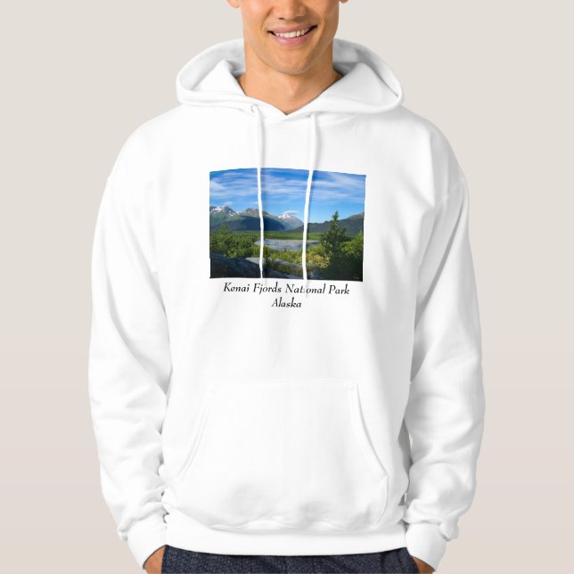 Alaska's Exit Glacier Valley Hoodie (Front)