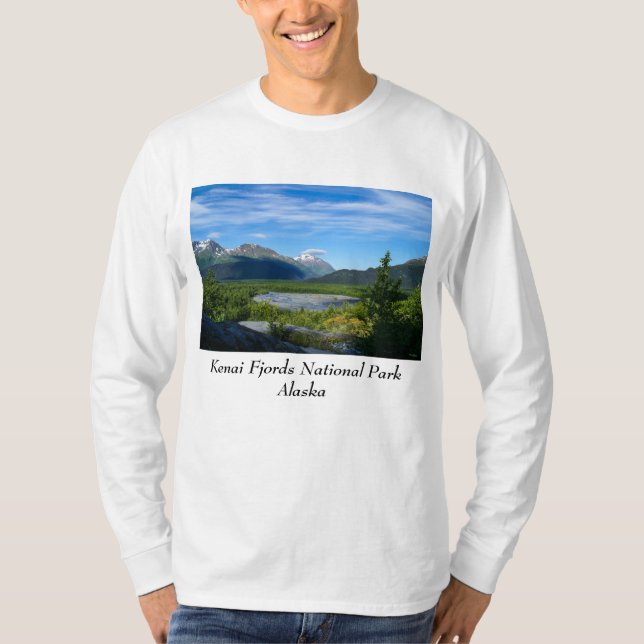 Alaska's Exit Glacier Valley T-Shirt (Front)