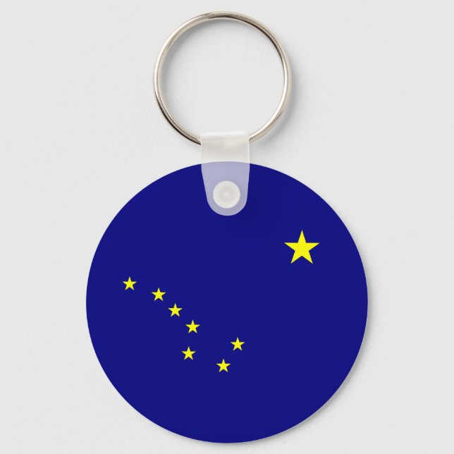 Alaska's Flag Key Ring (Front)