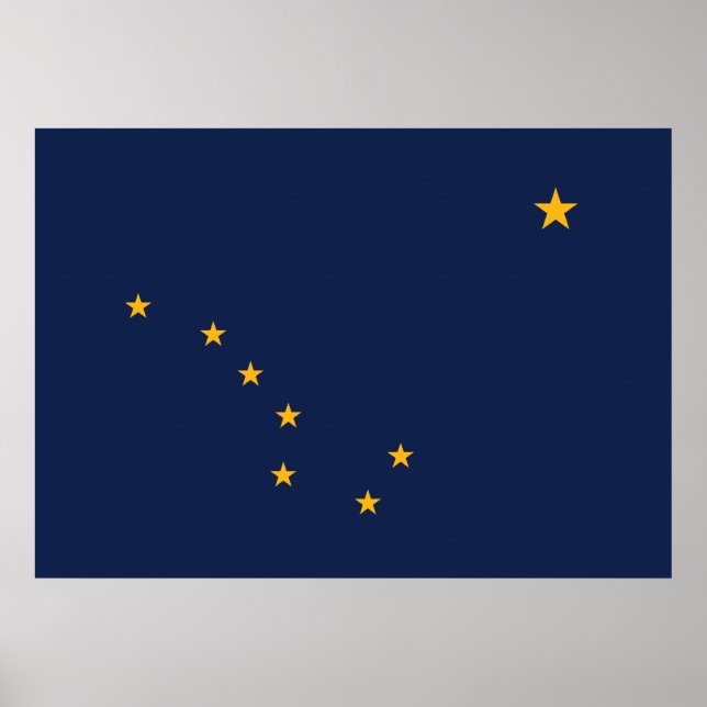 Alaska's Flag Poster (Front)