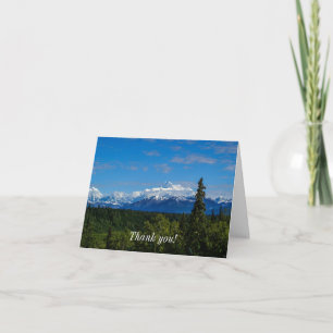 Alaska's Mt. McKinley Thank You Card