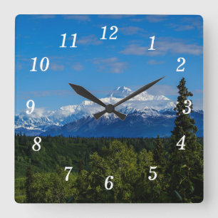 Alaska's Mt. McKinley Wall Clock