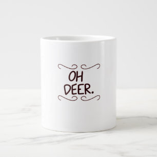 Alastor Oh Deer Creative Art Design  Large Coffee Mug