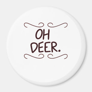 Alastor Oh Deer Creative Art Design Magnet