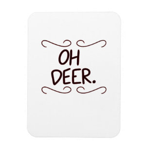 Alastor Oh Deer Creative Art Design  Magnet