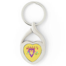 #ALAVANTPROZ #Purple-heart #Mother's Day Key Chain