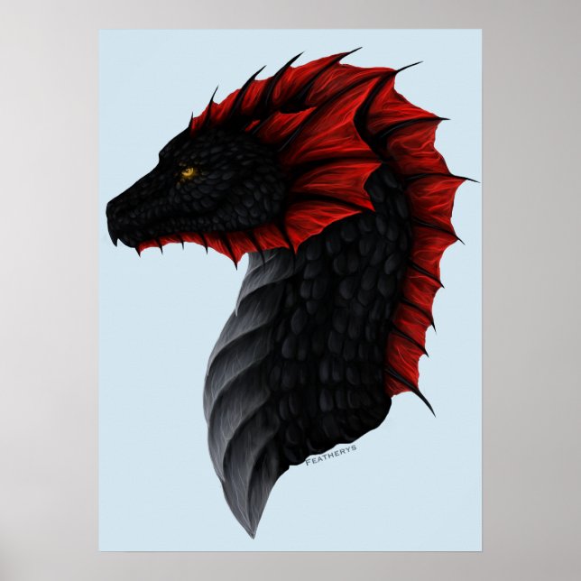 Alavon Dragon Profile Poster (Front)