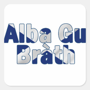 Alba gu bràth Design Square Sticker