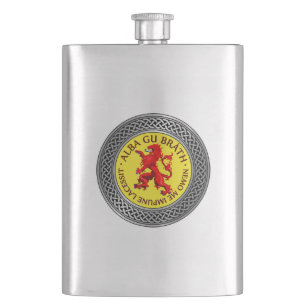 Alba Gu Brath Lion Rampant Knot Hip Flask
