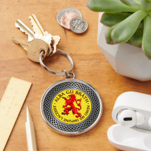 Alba Gu Brath Lion Rampant Knot Key Ring