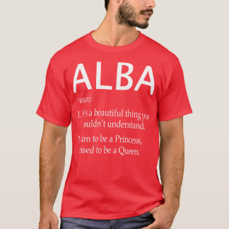 Alba Name Gift T-Shirt
