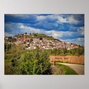 Albacete, Spain cityscape photograph, Poster