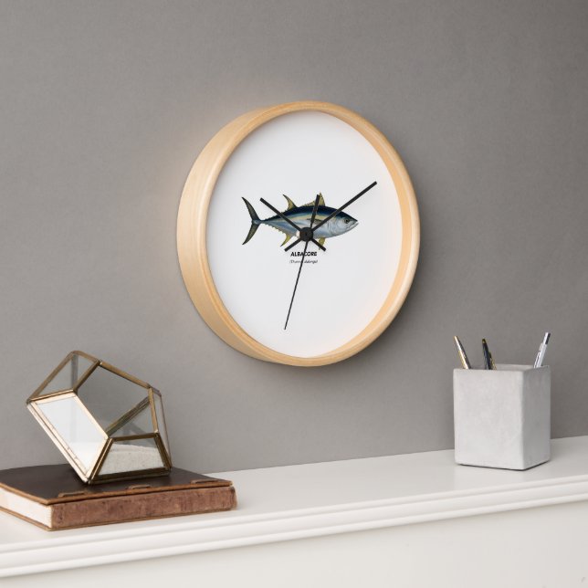 Albacore - Marine Life of California Clock (Office)