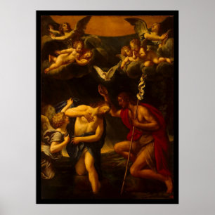 Albani Francesco Baptism of Christ Poster