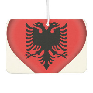 Albania (Albanian) Flag Car Air Freshener