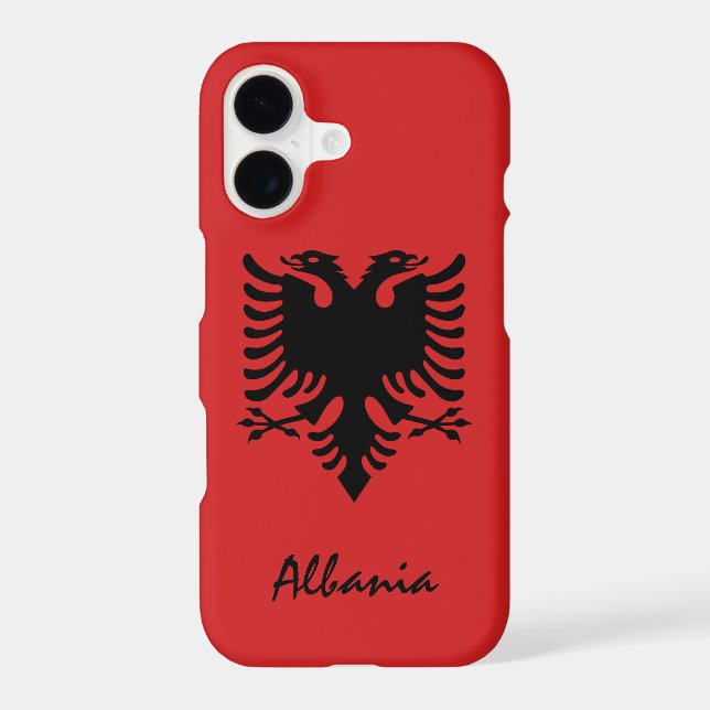 Albania & Albanian Flag fashion, travel / sports (Back)