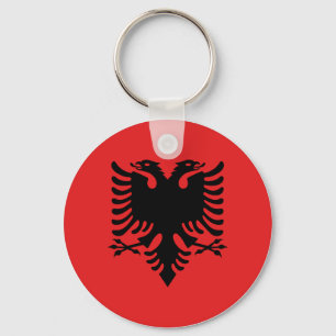 Albania (Albanian) Flag Key Ring
