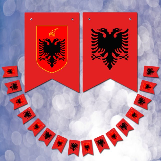Albania Banners, Albanian Flag Party / Wedding (Creator Uploaded)