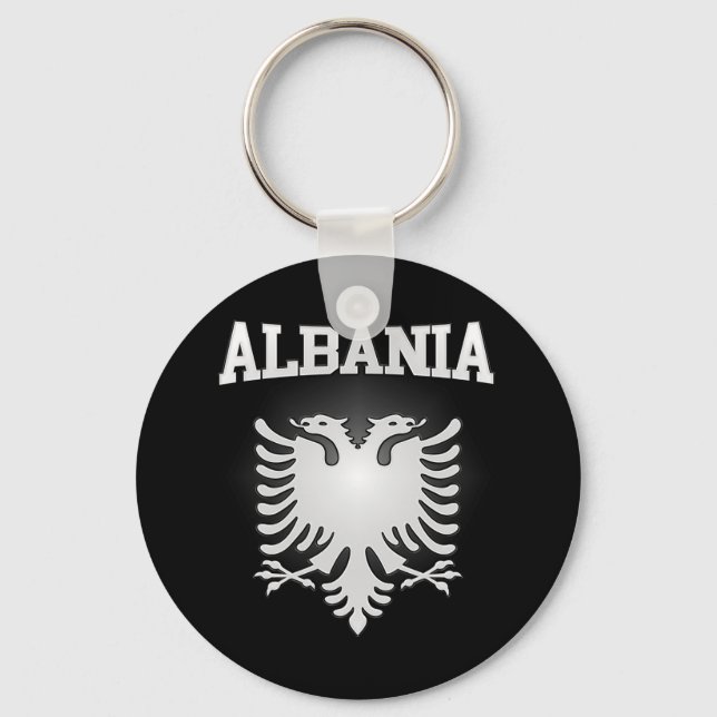 Albania Coat of Arms Key Ring (Front)
