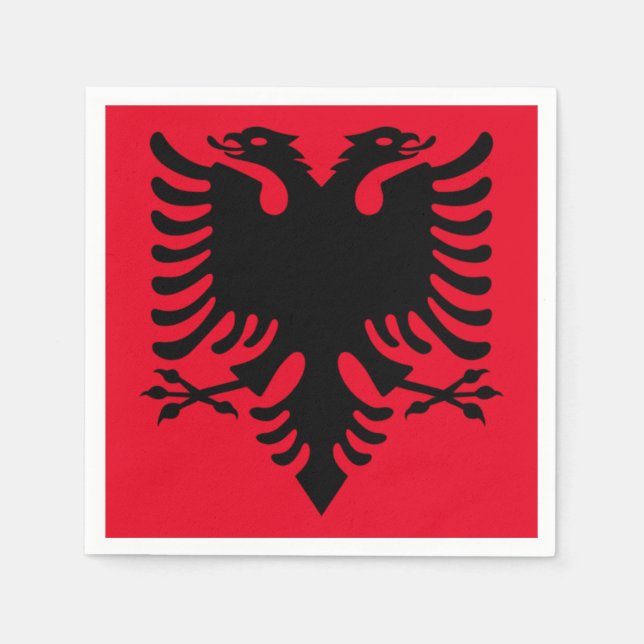 Albania Double Eagle Napkins (Front)