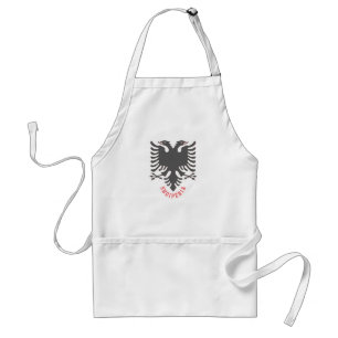 Albania Double Headed Eagle Standard Apron