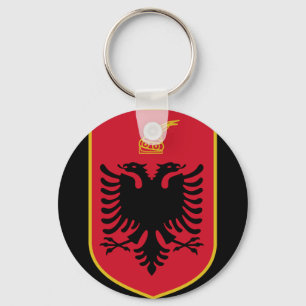 albania emblem key ring