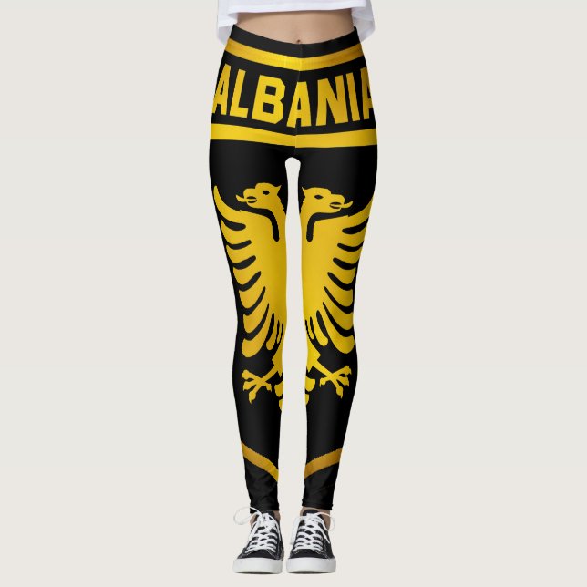 Albania Emblem Leggings (Front)