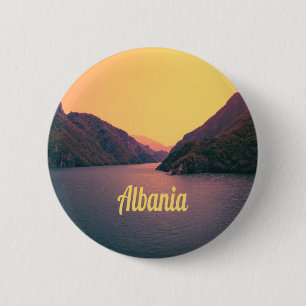 Albania Europe Beach Balkan Peninsula 6 Cm Round Badge