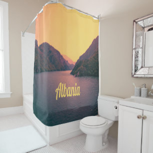 Albania Europe Beach Balkan Peninsula Shower Curtain