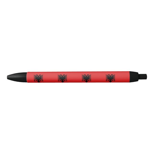 Albania Flag Black Ink Pen (Front)
