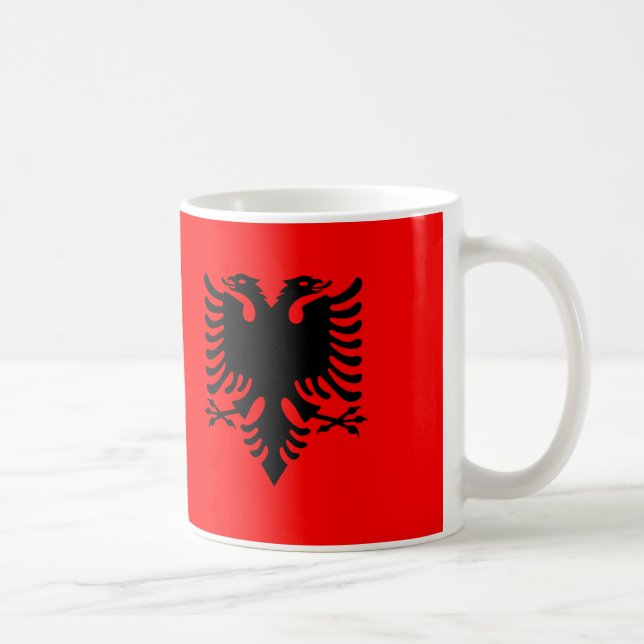 Albania Flag Ceramic Mug (Right)